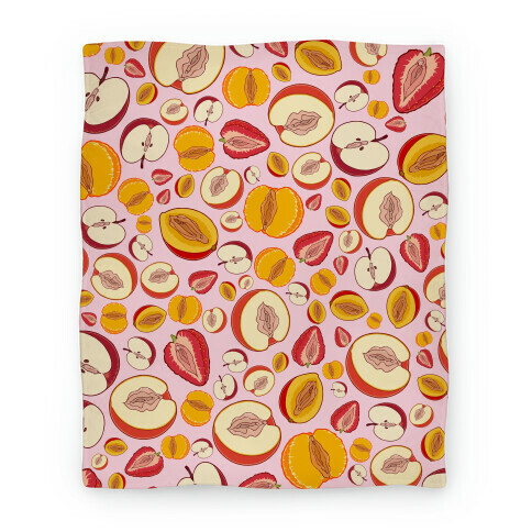 Fruity Vaginas Pattern Blanket