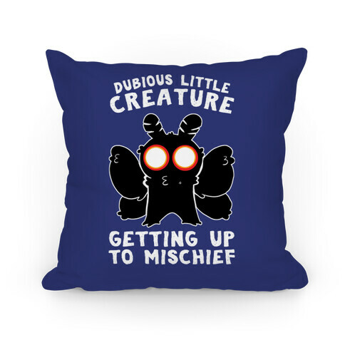 Dubious Little Creature Mothman Pillow