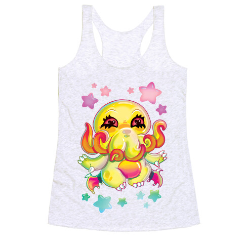 Kawaii Cthulhu Racerback Tank Top