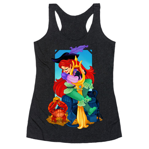 Princess Mermaid Bard  Racerback Tank Top