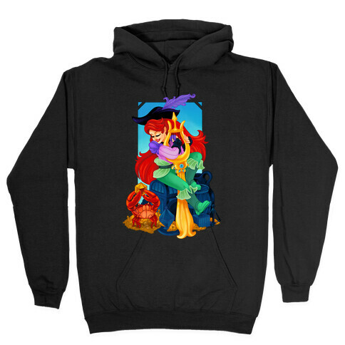 Princess Mermaid Bard  Hooded Sweatshirt