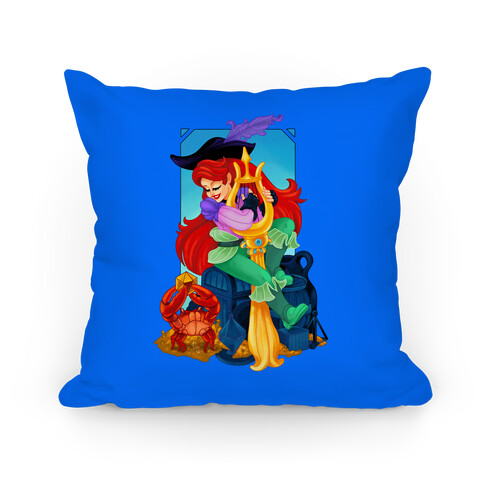 Princess Mermaid Bard  Pillow