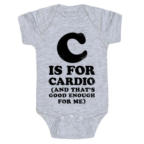 C is for Cardio Baby One-Piece