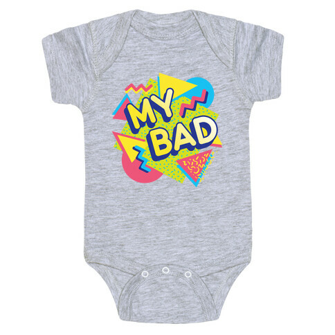 My Bad 90s Aesthetic Baby One-Piece