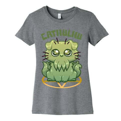 Cathulhu Womens T-Shirt