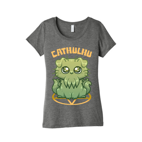 Cathulhu Womens T-Shirt