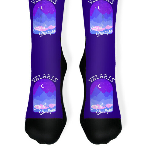 Velaris City of Starlight Sock