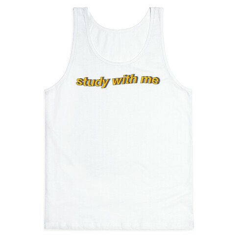 Study With Me Tank Top