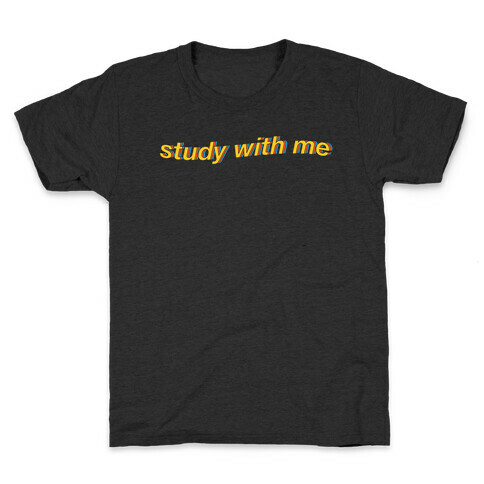 Study With Me Kids T-Shirt