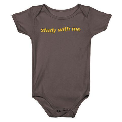 Study With Me Baby One-Piece