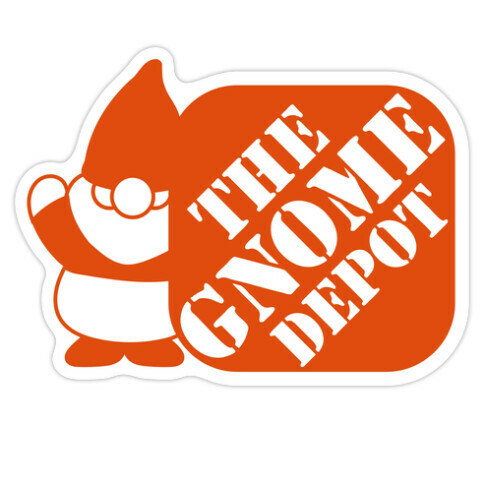 The Gnome Depot Die Cut Sticker