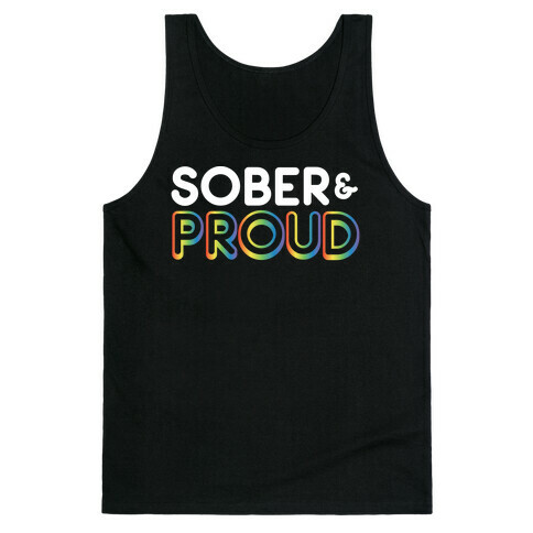 Sober & Proud LGBTQ Tank Top