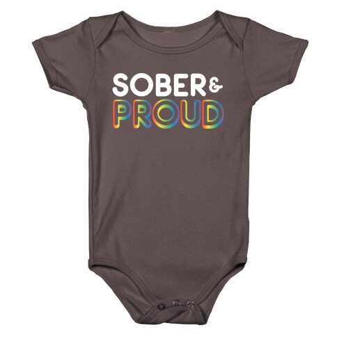 Sober & Proud LGBTQ Baby One-Piece