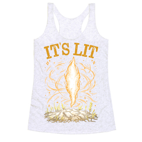 It's Lit Grace Racerback Tank Top