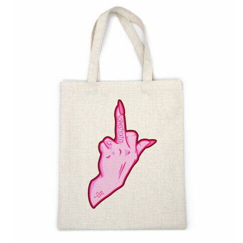 Sophisticated Middle Finger Casual Tote