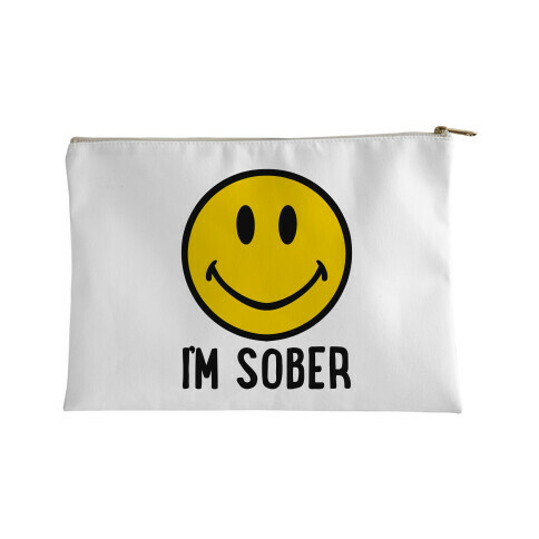 I'm Sober Smiley Accessory Bag