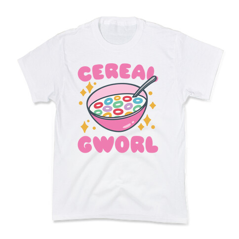 Cereal Gworl Parody Kids T-Shirt