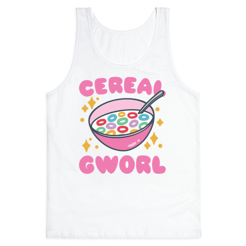 Cereal Gworl Parody Tank Top