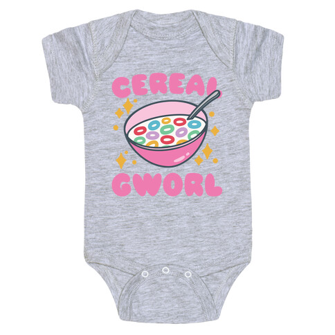 Cereal Gworl Parody Baby One-Piece