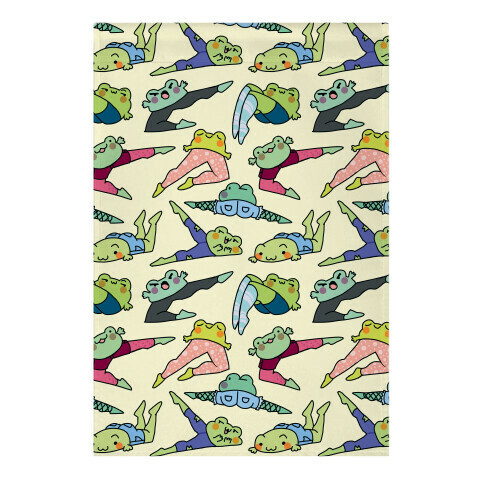 Leggy Frogs Garden Flag