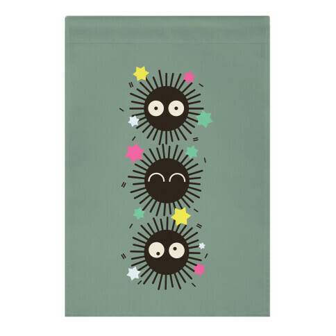 Happy Soot Sprites Garden Flag