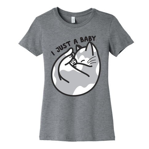I Just A Baby Kitten Womens T-Shirt