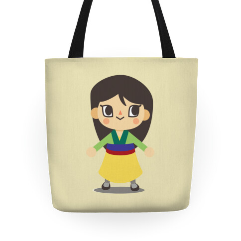 Princess Crossing Mulan Parody Tote