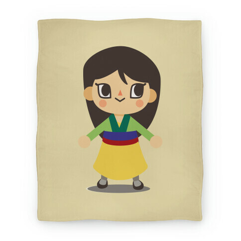 Princess Crossing Mulan Parody Blanket