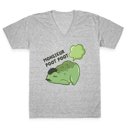 Monsieur Poot Poot V-Neck Tee Shirt