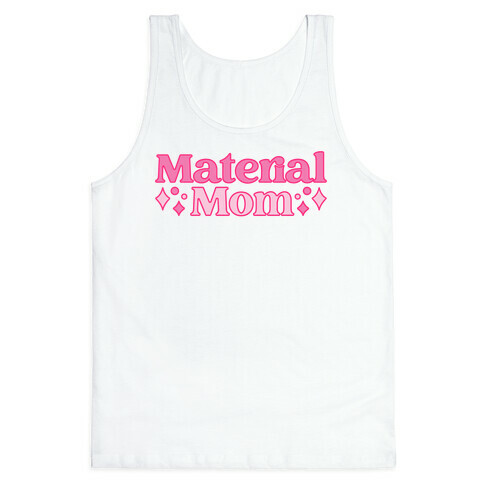 Material Mom Parody Tank Top