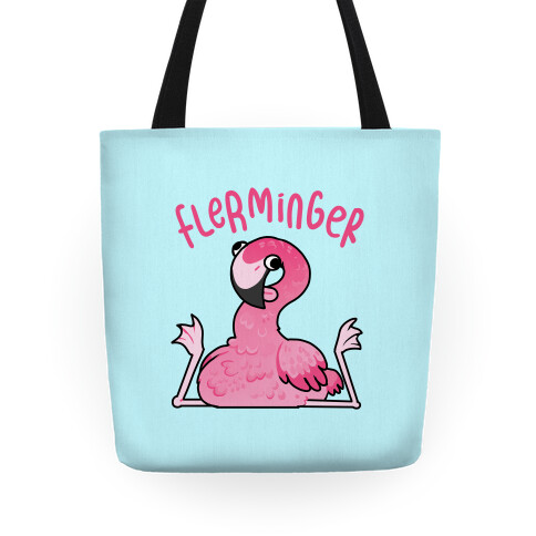 Derpy Flamingo Flerminger Tote