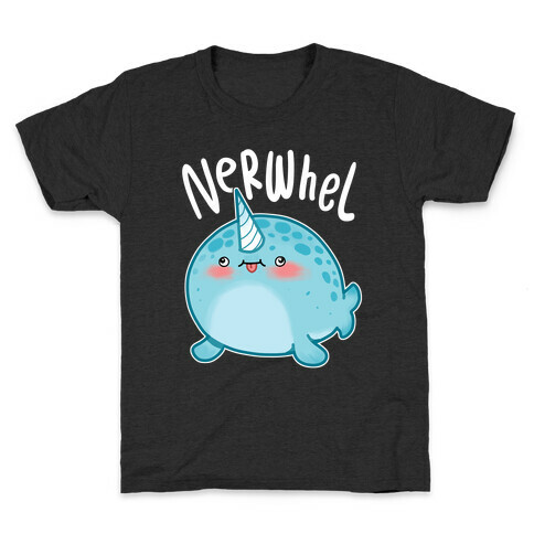 Derpy Narwhal Nerwhel Kids T-Shirt