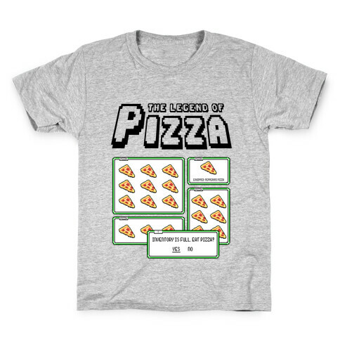 Pixel Pizza Inventory Kids T-Shirt