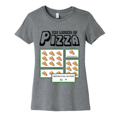 Pixel Pizza Inventory Womens T-Shirt