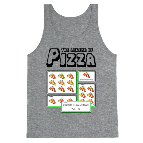 Pixel Pizza Inventory Tank Top