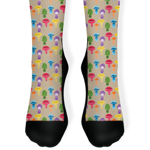 Gay Mushroom Pattern Sock