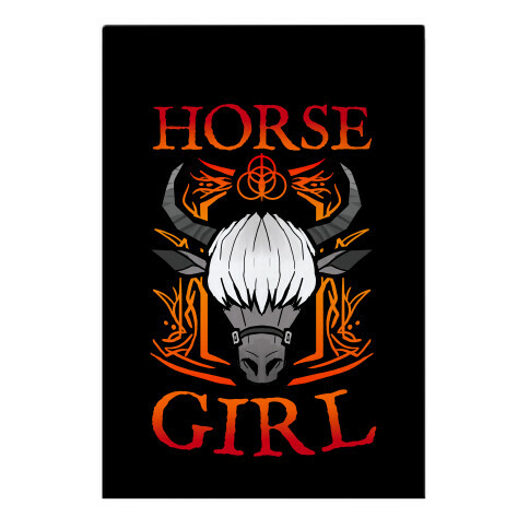 Horse Girl Garden Flag