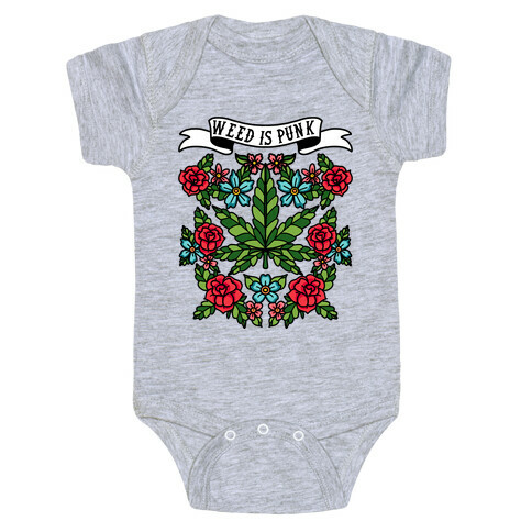 Weed is Punk Baby One-Piece