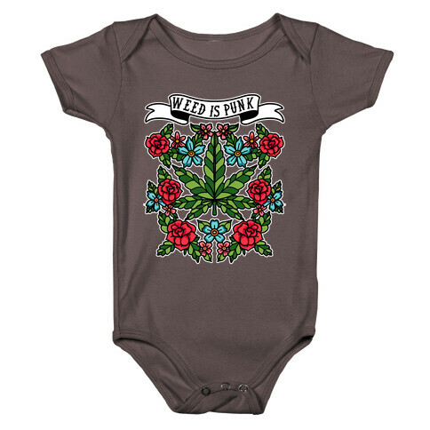 Weed is Punk Baby One-Piece