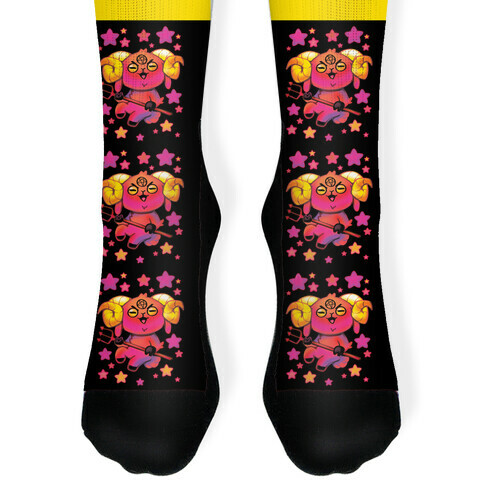 Kawaii Demon Goat Sock