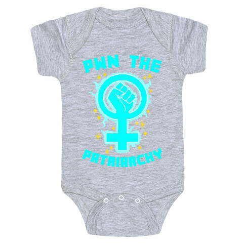 PWN The Patriarchy Baby One-Piece