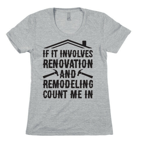 If It Involves Renovation And Remodeling Count Me In Womens T-Shirt