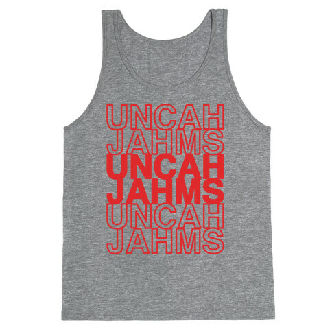 Uncah Jahms Uncut Gems Parody Tank Top