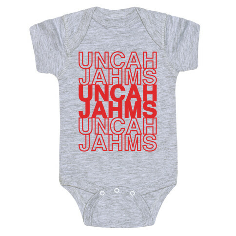 Uncah Jahms Uncut Gems Parody Baby One-Piece