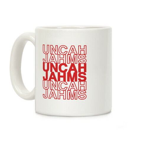 Uncah Jahms Uncut Gems Parody Coffee Mug