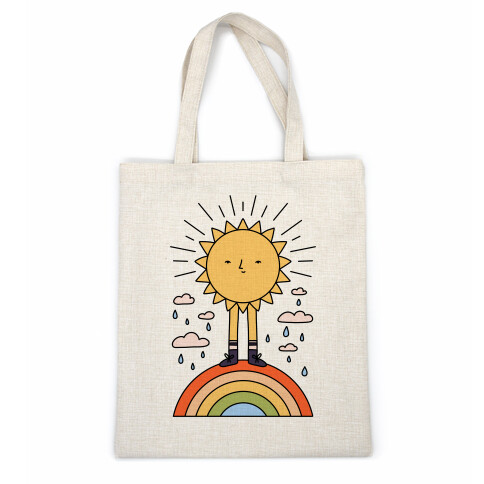 Solar Power Rainbow Casual Tote