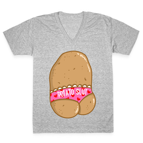 Potato Slut V-Neck Tee Shirt