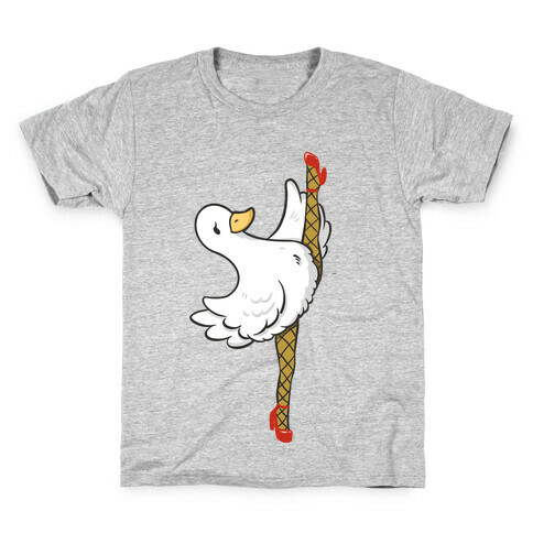 Duck Dance Pin-up Legs Kids T-Shirt