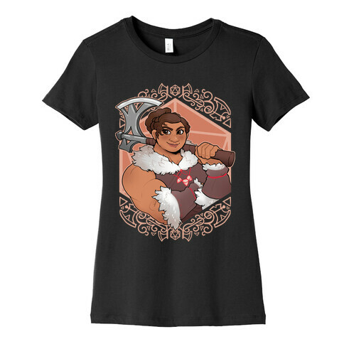 DnD Princesses: Luisa Barbarian Womens T-Shirt