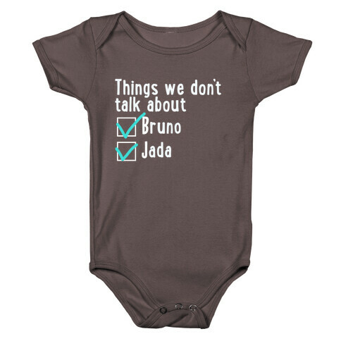 Things We Don't Talk About (Bruno & Jada) Baby One-Piece